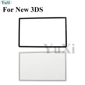 YuXi 1 бр., е Черно-Бяла Горната Рамка На Екрана, Капак на Обектива Защитно Фолио За LCD екрана За Новата конзола 3DS Nintend