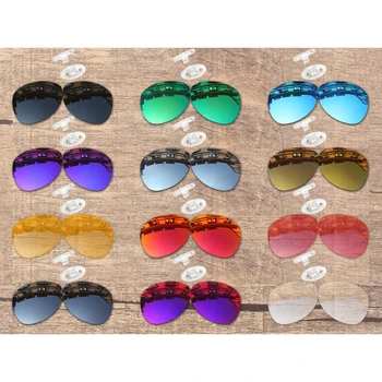 Vonxyz 20+ цветове Сменяеми поляризирани лещи и бели носа накладки за очила Oakley Claintiff OO4057