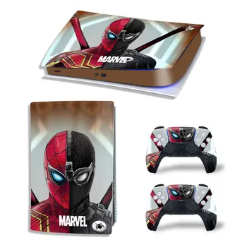 Marvel Spiderman PS5 Дигиталното Издание на Стикер на Кожата Стикер Калъфче за Конзолата PlayStation 5 и 2 Контролери PS5 Стикер на Кожата Винил