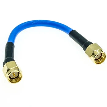 RPSMA штекерный конектор SMA RG405 RG-405 Полугибкий Коаксиален кабел .086 