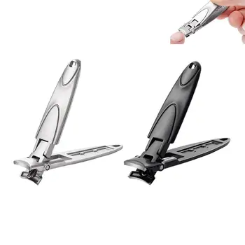 0.5 см Тънки нокторезачки Черни Сребърни Ножица За Нокти Машинка за подстригване Преносими Нокти Ножици за Подстригване Педикюрный Инструмент