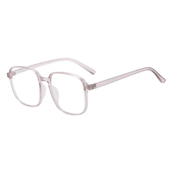 Мъжки и Дамски Очила TR90 Големи Размери, Леки Квадратни Очила С Пълна Рамки, Рамки За Рецепта Лещи, Късогледство, Четене