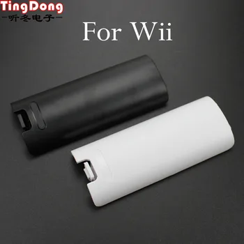 TingDong 200 бр. Черен, Бял Цвят на Капак на Отделението за батерията Подмяна на Капаци на Контролера на Nintendo Wii