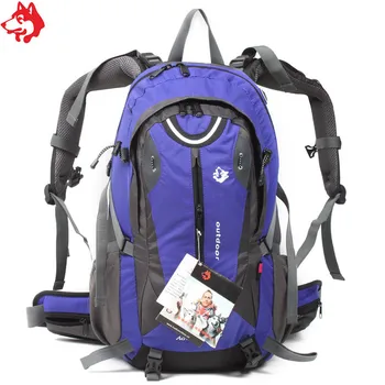 Гореща разпродажба, 35Л, Оранжев/Червен/Зелен/Син/Тъмно син туризъм туристическа чанта за разходка, найлонова чанта за скално катерене на открито