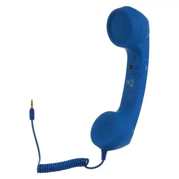 Антирадиационная Слушалки Ретро Кабелен Телефон с 3.5 мм Телефонна слушалка