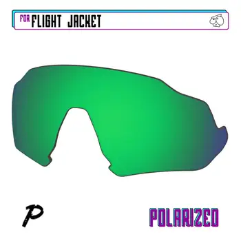 Сменяеми поляризирани лещи EZReplace за слънчеви очила Oakley Flight Jacket - Зелен P