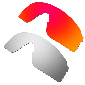 HKUCO Поляризирани Сменяеми Лещи За Слънчеви Очила EVZero Blades Червен/Сребрист 2 Двойки