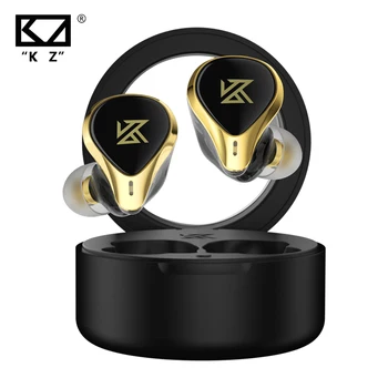 Слушалки KZ SA08 Pro TWS True Wireless Bluetooth v5.2 8BA Слот Слушалки С Докосване, Шумоподавляющая Спортни Слушалки