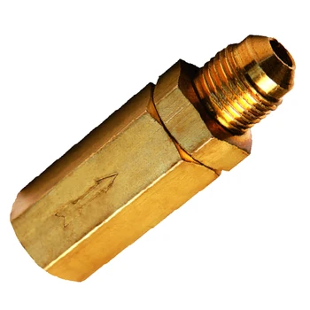 Клапан на разликата в налягането на маслото е в маслен резервоар за предотвратяване на обратен поток смазочно масло за защита на компресора