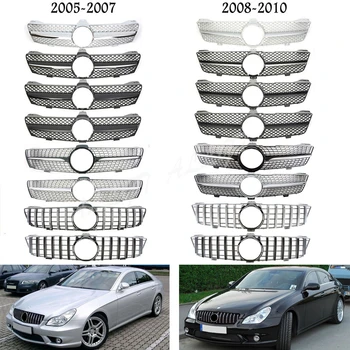 Автомобили Размерът на Състезателна Централна Решетка Лифтинг Броня Скара За Mercedes Benz W219 CLS Class 2005 2006 2007 2008 2009 2010 Diamond AMG