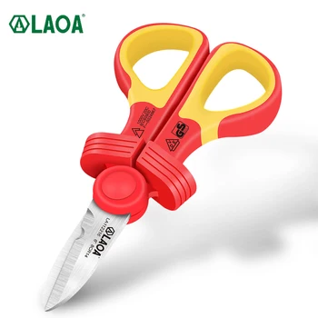 LAOA VDE Изолирани електрически ножици Устойчивост на напрежение 1000 В Многофункционални телена ножици Електрически САМ ножици