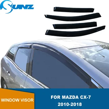 Прозорец Козирка За Mazda CX-7 CX7 2010 2011 2012 2013 2014 2015 2016 2017 2018 Странични Прозорец Очила за Защита От Слънцето и Дъжда Вентилационни Дефлектори