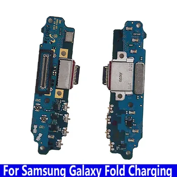 На оригиналния Samsung Galaxy Fold USB Порт за Зарядно Устройство, Зарядно устройство Конектор Заплата Гъвкав Кабел За Samsung Fold SM-F900F Микрофон Такса