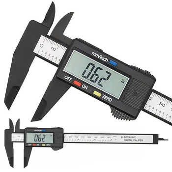 Цифров Електронен Штангенциркуль 150 мм Състав За Татуажа Вежди Инструмент за Измерване на 6 Инча LCD Микроблейдинг Микрометър Измервателен Инструмент