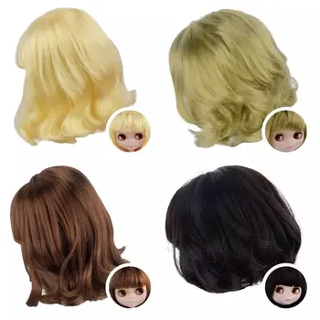 Серия Цветни перуки за коса Blyth Кукла Scalp, включително твърди коса Endoconch25