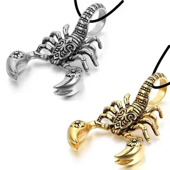 Животното Скорпион Крал Висулка Колие Мъжко Колие Нова Мода Метален Плъзгащи Висулка Аксесоари Вечерни Бижута