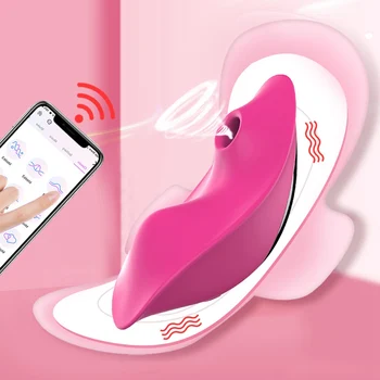 Приложение За Управление На Смучене Вибратор За Жени Бикини Нещастници Клитор Стимулация На Точката G Вибратори Bluetooth Секс Играчки За Жени