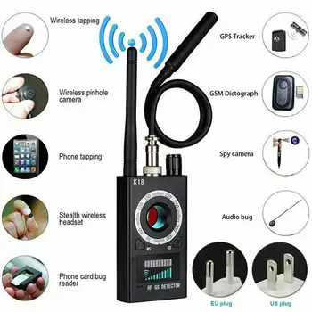 K18 Многофункционален Анти-Детектор за Камера на GSM, Аудио Търсене на Грешки на GPS Сигнал Обектив RF Тракер Откриване на Безжични продукти 1 Mhz-6,5 Ghz r30