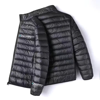 2022 ново мъжко зимно палто от памук с топла яка, однотонная модерна лятна яке в уличном стил, топло яке за къмпинг
