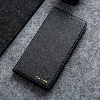 Бизнес Чанта-портфейл от Изкуствена Кожа с копринен модел за Samsung S7 edge S8 S9 S10 S20 Plus, Ултра-Флип кожен Калъф за Galaxy Note 10