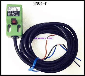 5-10 бр./лот SN04-P 4 мм Сензор за близост 5-36 В dc PNP БЕЗ 3 Тел Индуктивен без контактен ключ Абсолютно Нова